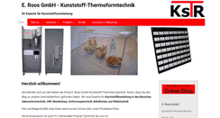 Desktop Screenshot of kunststofftechnik-roos.de