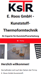 Mobile Screenshot of kunststofftechnik-roos.de